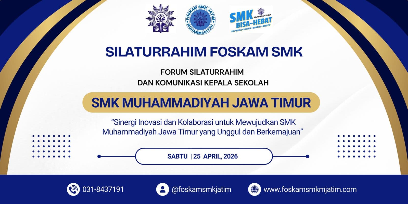 Jelang FOSKAM 2026, SMK Muhammadiyah Jawa Timur Siap Perkuat Sinergi dan Inovasi