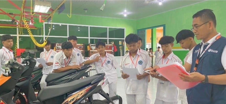 Siswa Teknik Sepeda Motor SMK Muhammadiyah 3 Dolopo Ikuti Sertifikasi Kompetensi Tahun 2026